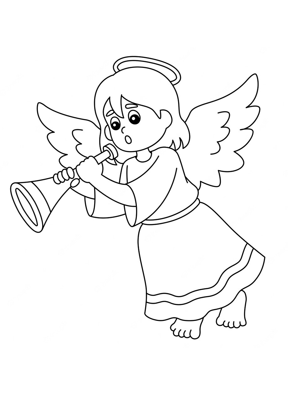 Angel pictures to color