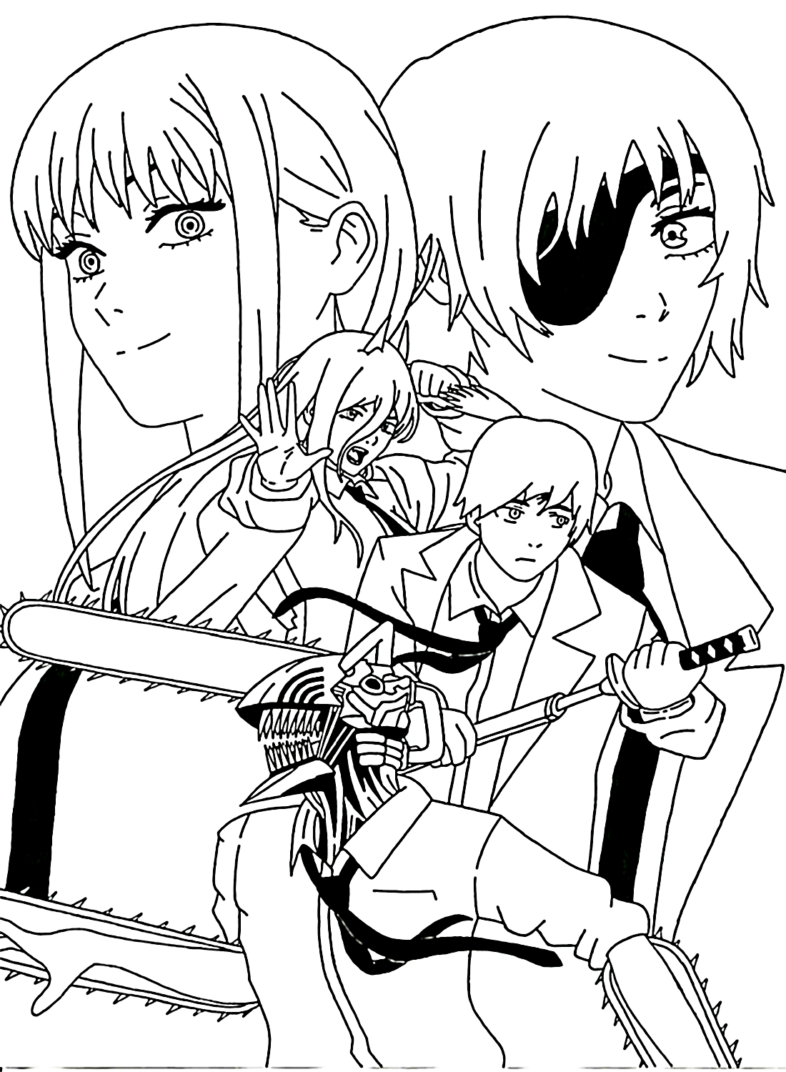 Anime Coloring Pages Himeno