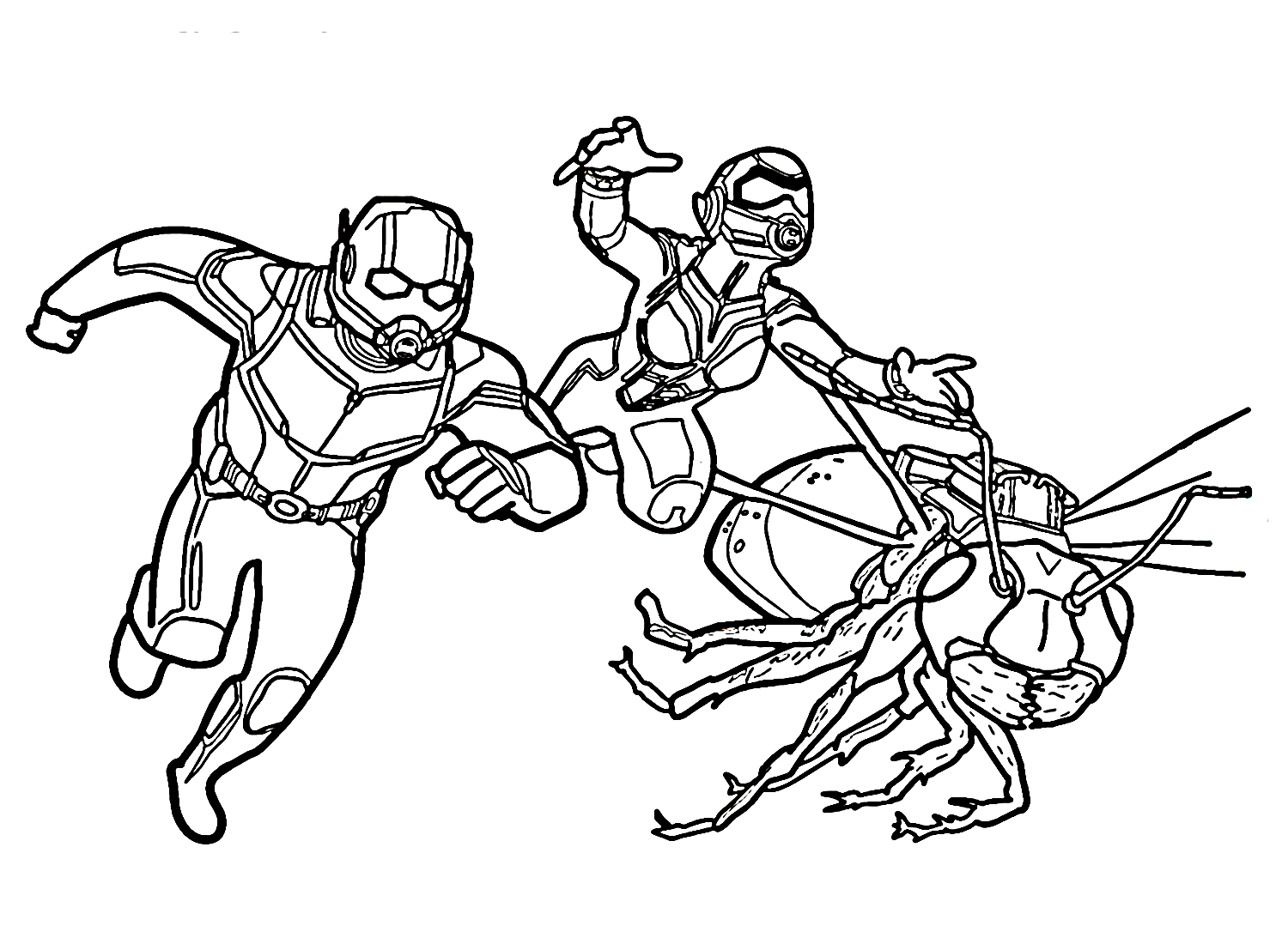 Homem-Formiga e a Vespa super-heróis