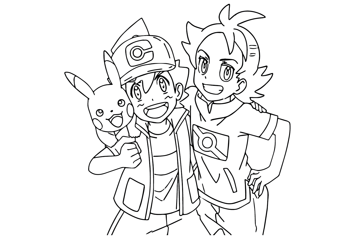 Disegni Da Colorare Pokemon Ash Pokemon Disegni Da Colorare Eevee