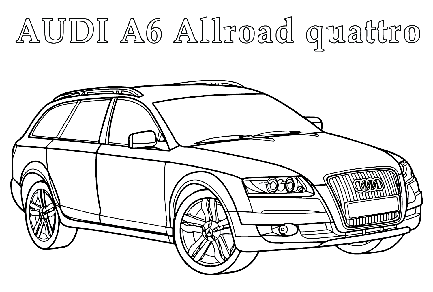 Audi A6 Allroad Quattro van Audi