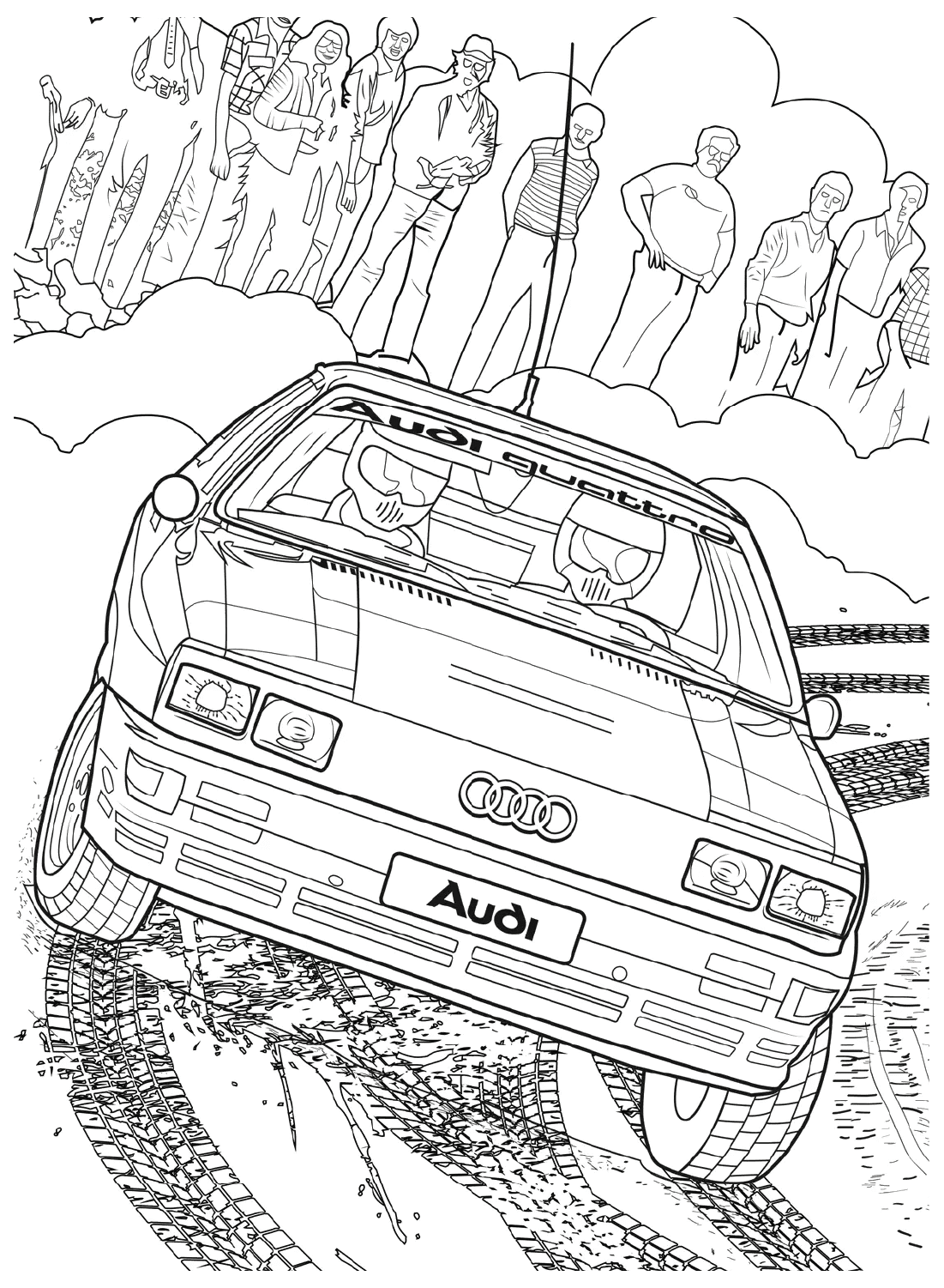 Audi Images to Color from Audi