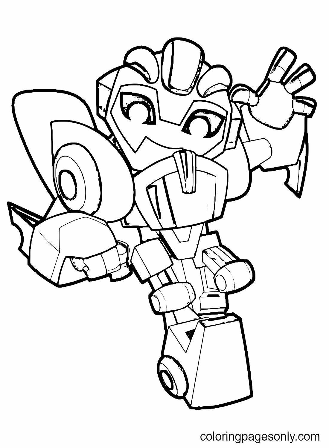 Bumblebee from Transformers Movie Coloring Pages