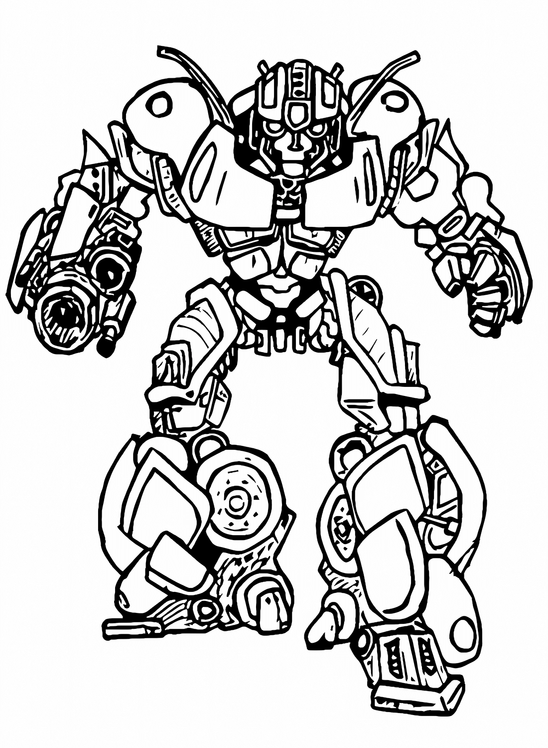 Bumblebee Movie Transformers Sheets Coloring Pages