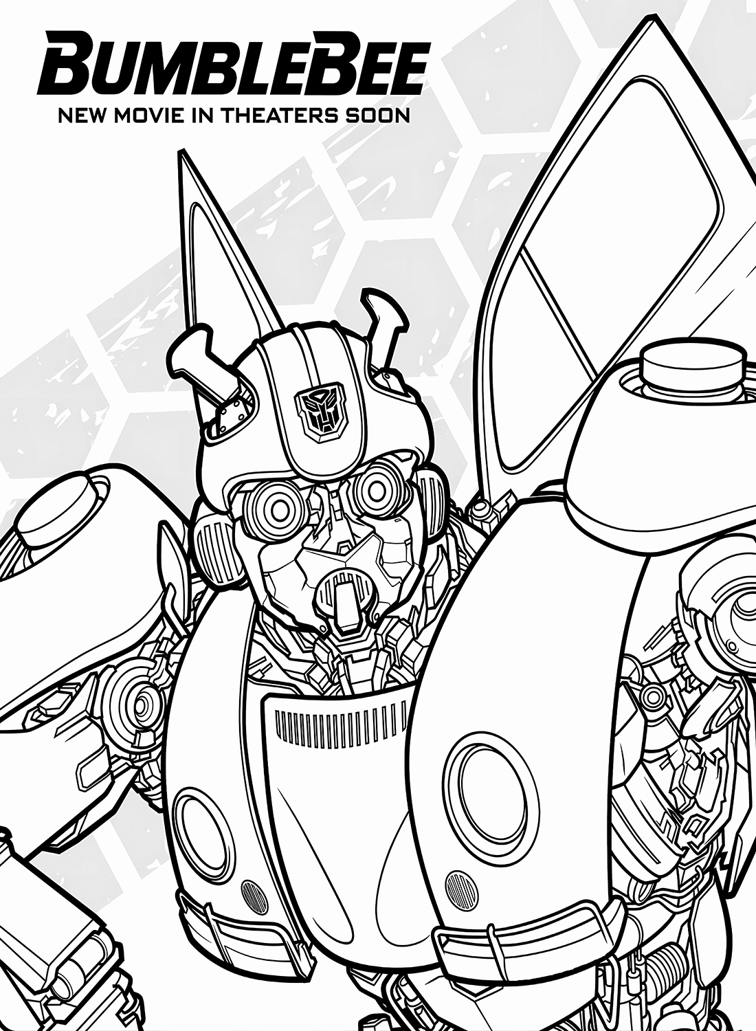 Bumblebee Movie Coloring Pages