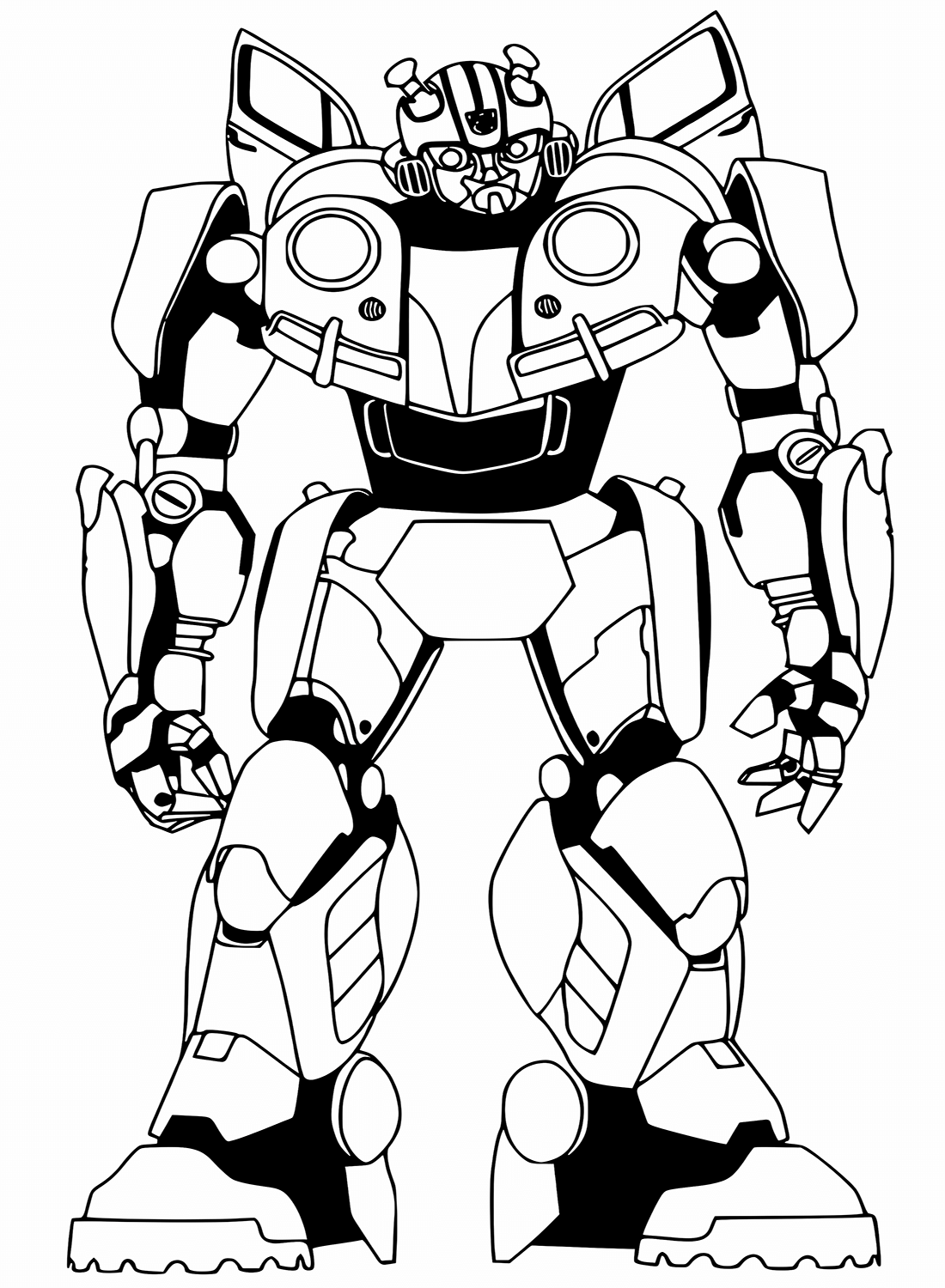 Bumblebee Transformer Movie Coloring Pages