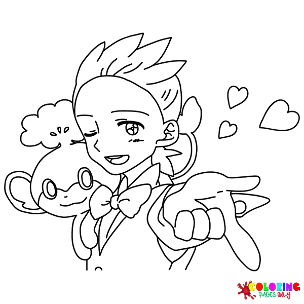 Cilan Pokemon Coloring Pages