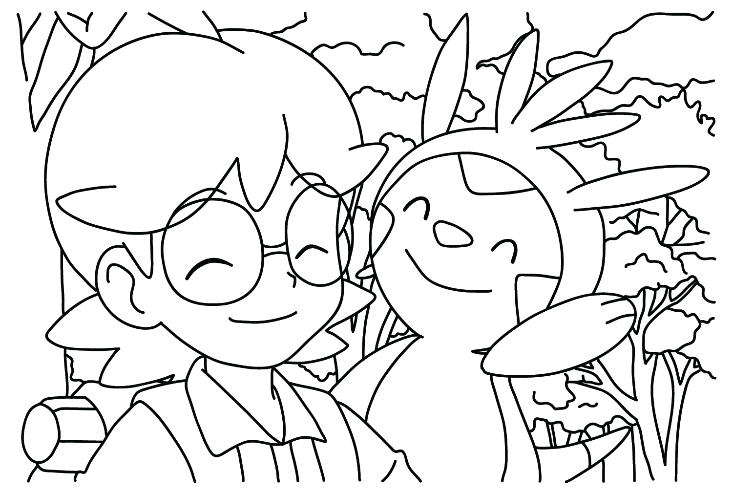 Coloriages Pokemon Clemont T l charger Coloriages Pokemon Clemont 