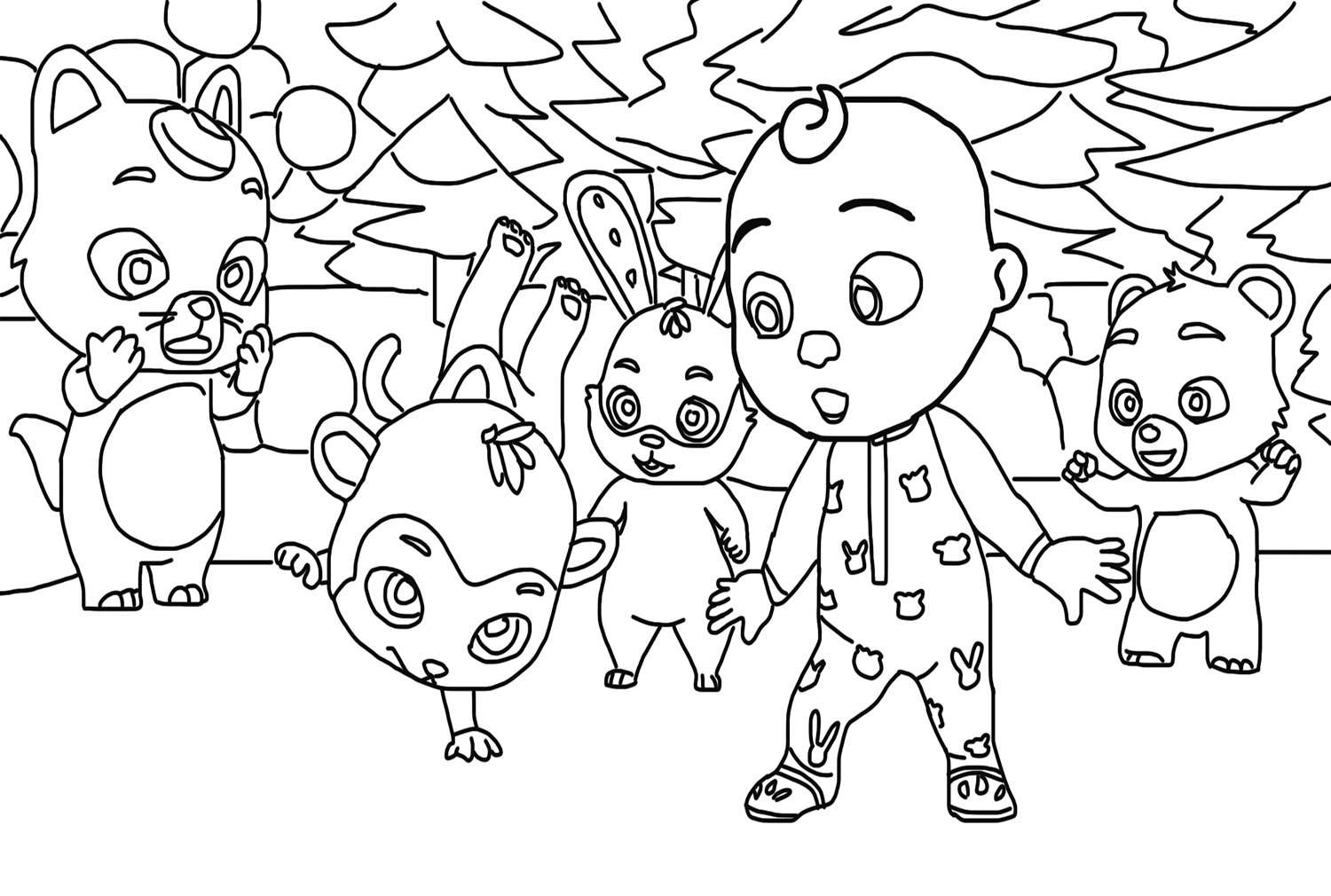 Cocomelon Coloring Pages Printable