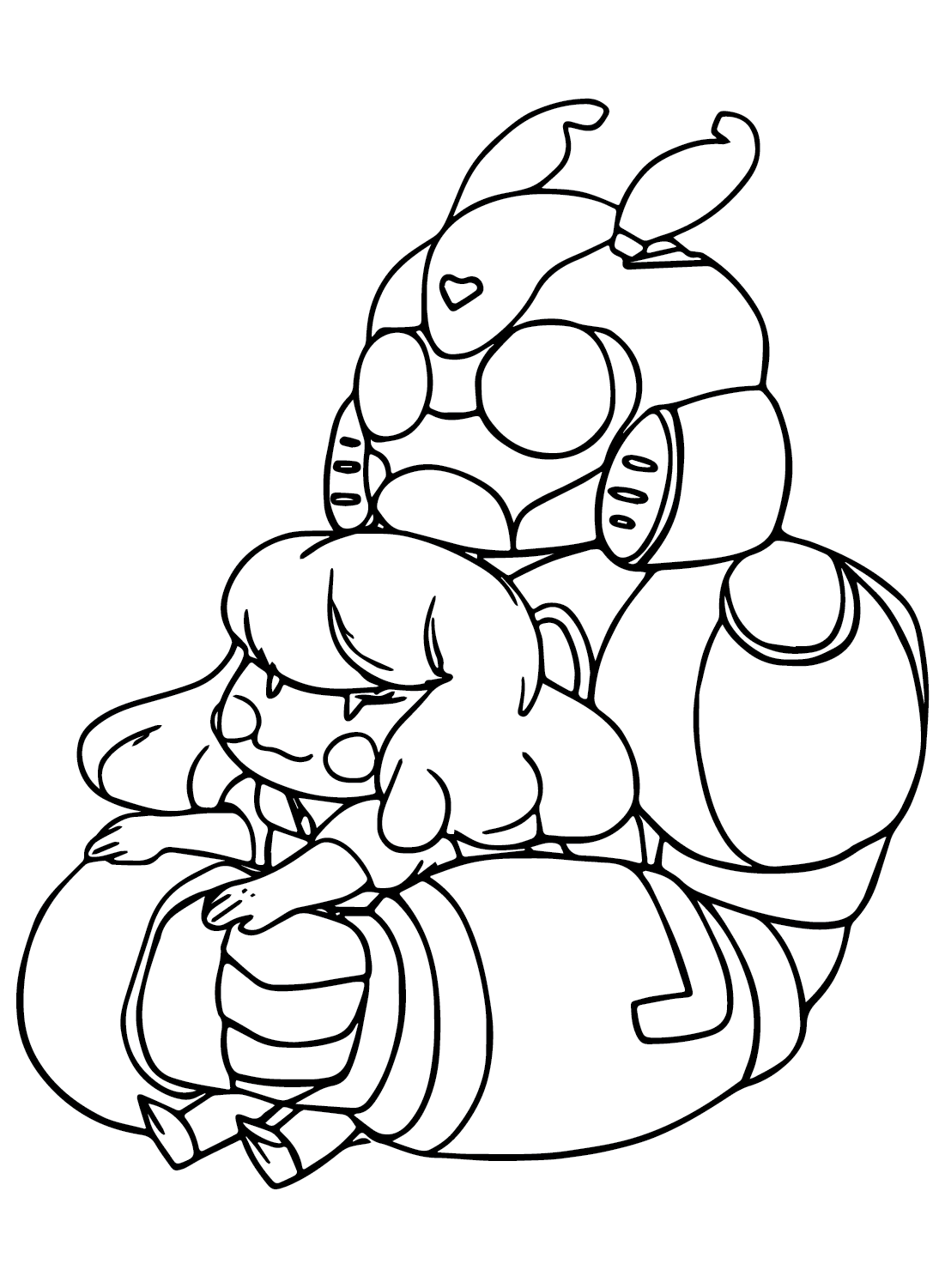 Coloring Page Bumblebee with Charlie