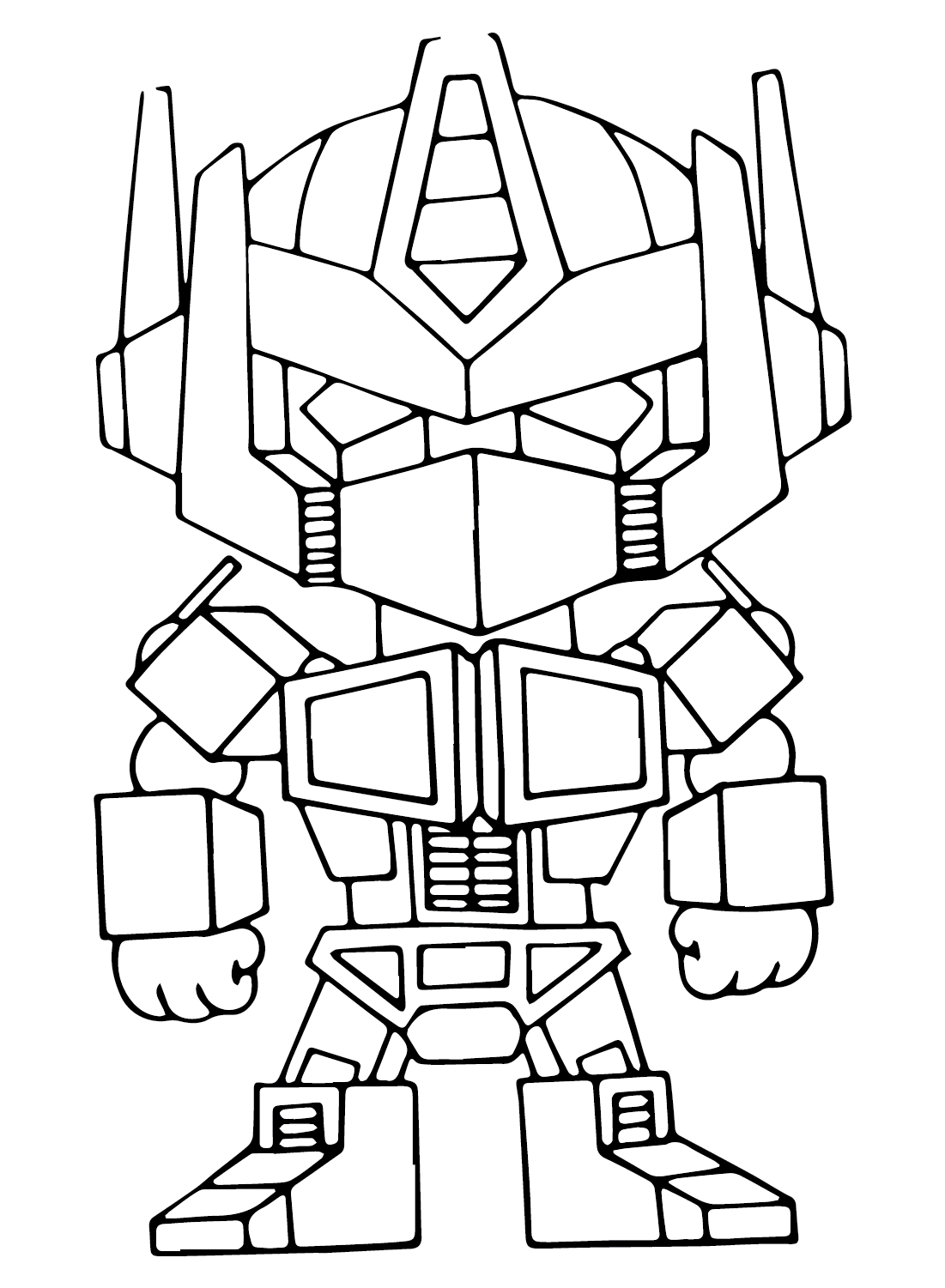 Dibujo para colorear Transformers de Transformers