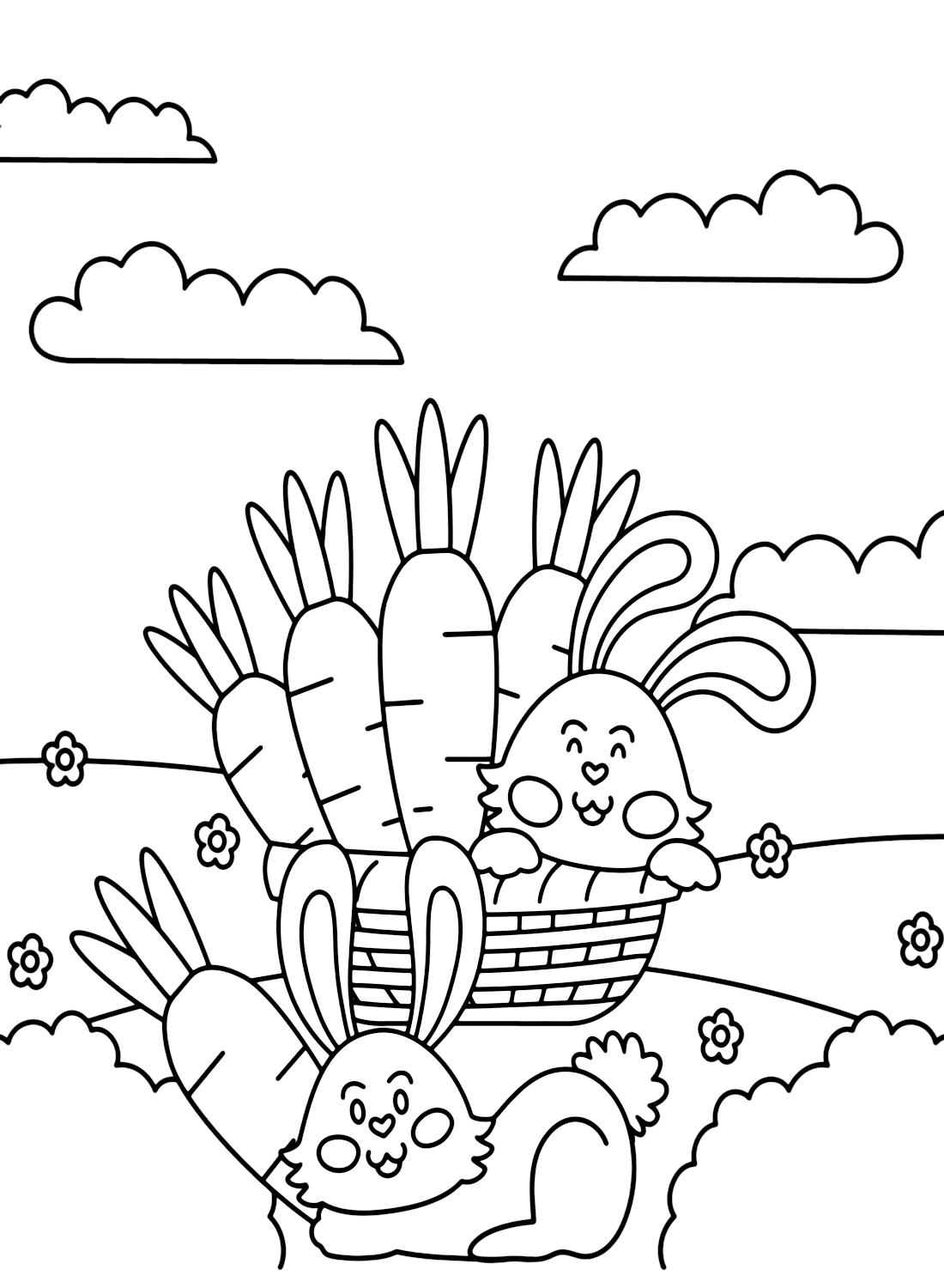 Coloring Pages Carrot