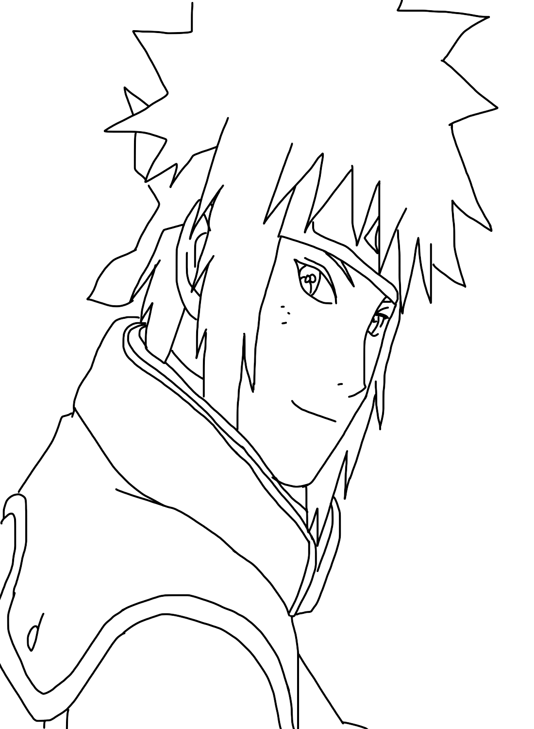 Desenho Namikaze Minato para colorir