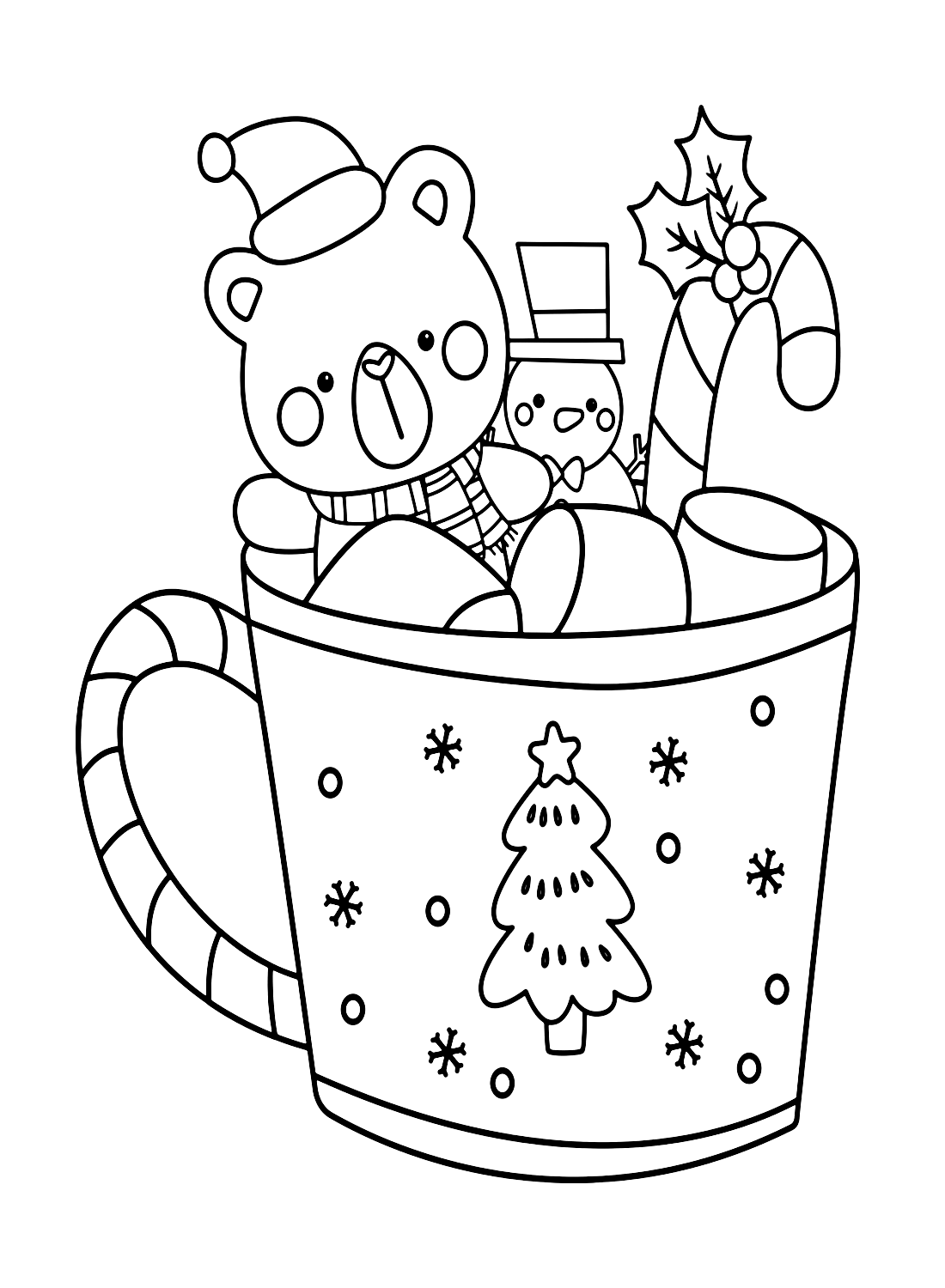 Dibujos para colorear de Navidad de Crayola de Crayola