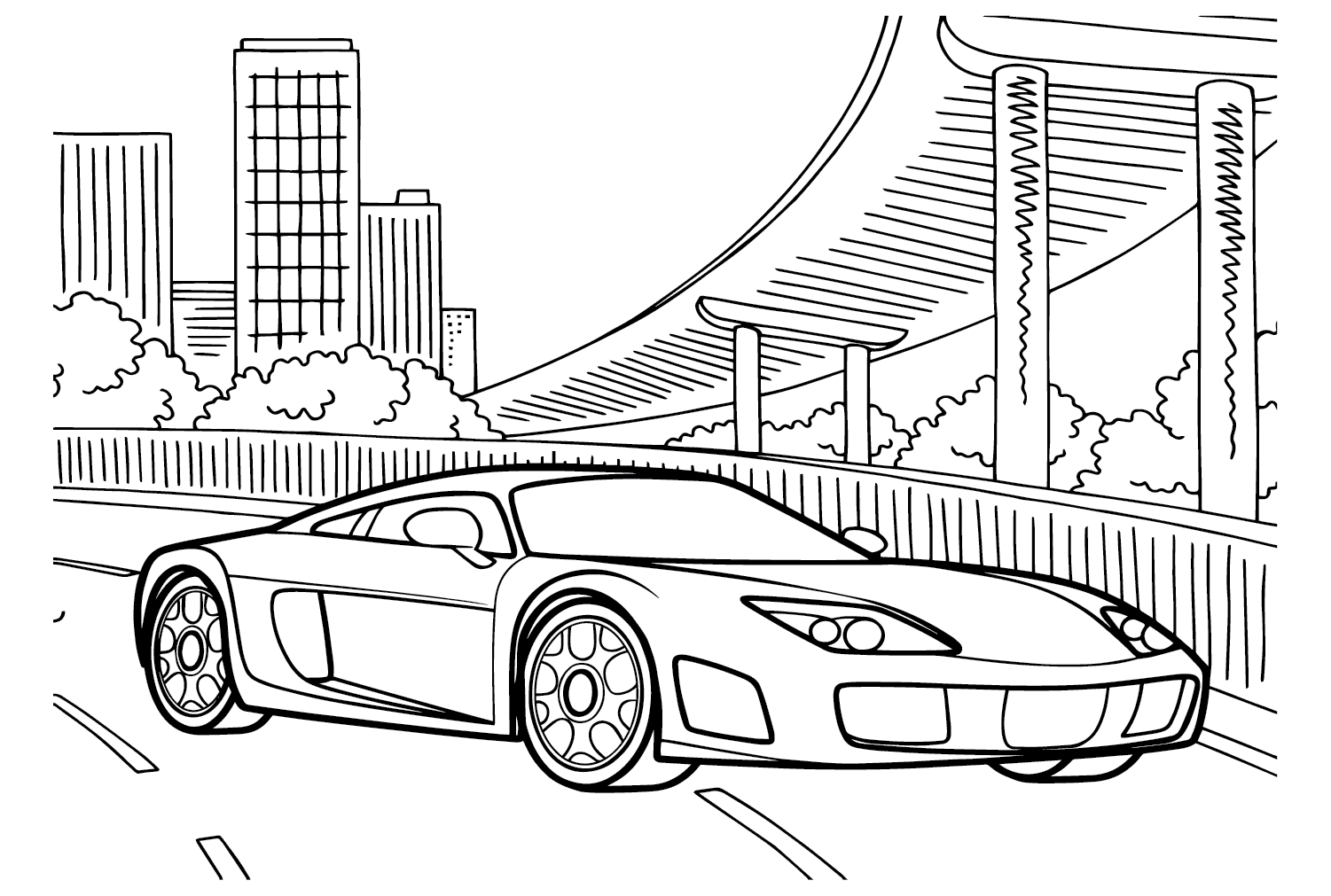 Ferrari Coloring Pages to Download - Free Printable Coloring Pages