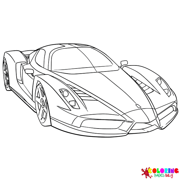 Ferrari Disegni da colorare