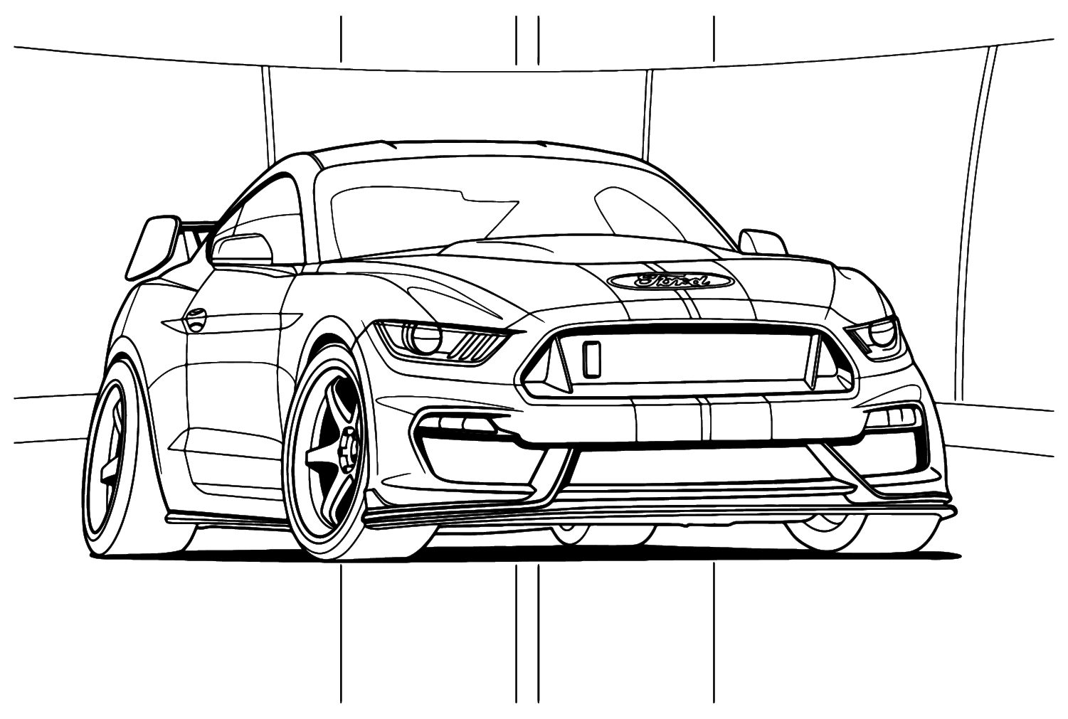 Coloriage Ford Images de Ford
