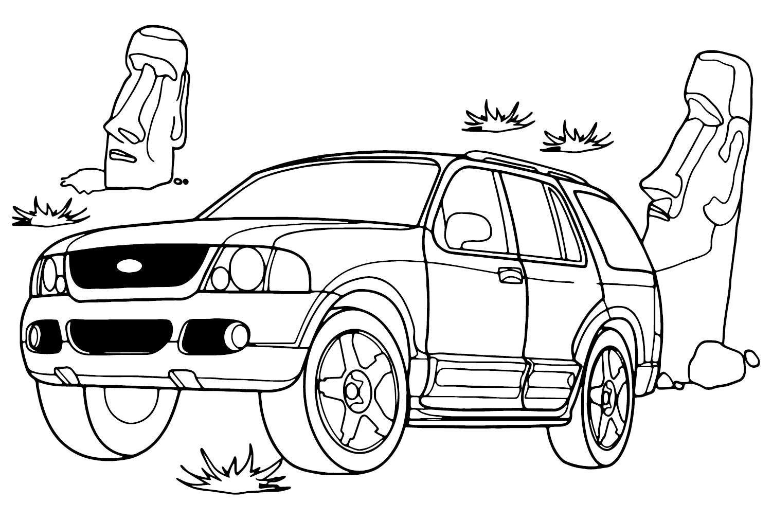 Coloriage Ford PNG de Ford