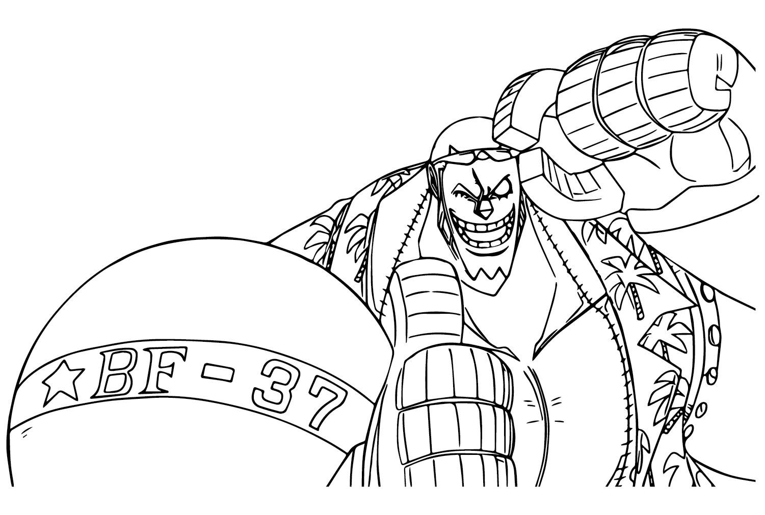 Franky Coloring Page to Print from Franky
