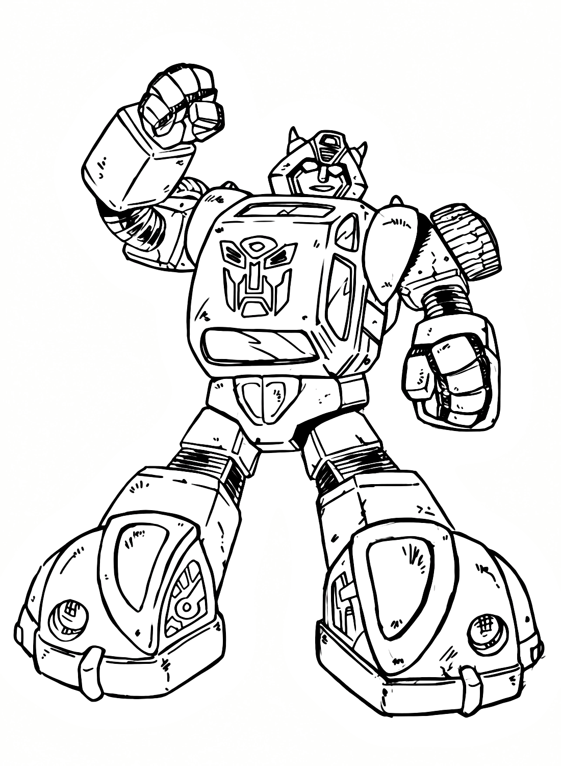 Free Bumblebee Coloring Sheet from Bumblebee