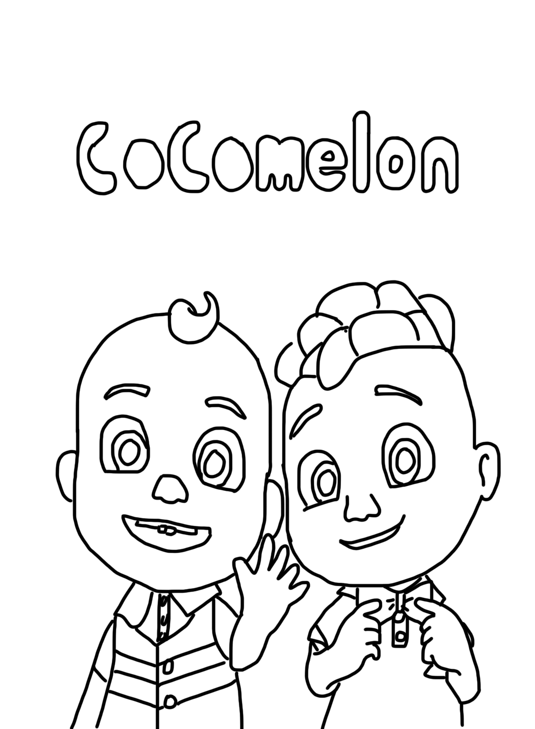 Free Cocomelon Coloring Pages