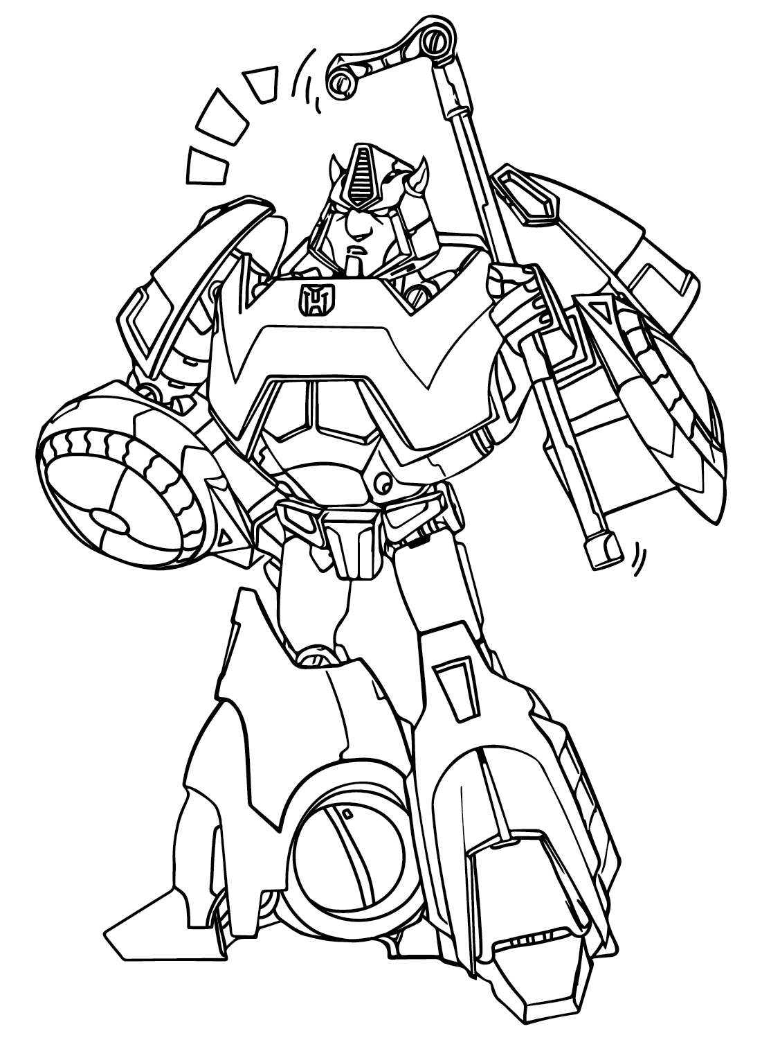 Free Coloring Page Bumblebee