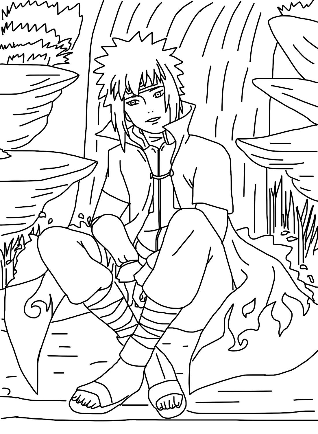 Free Printable Namikaze Minato Coloring Page Download - vrogue.co