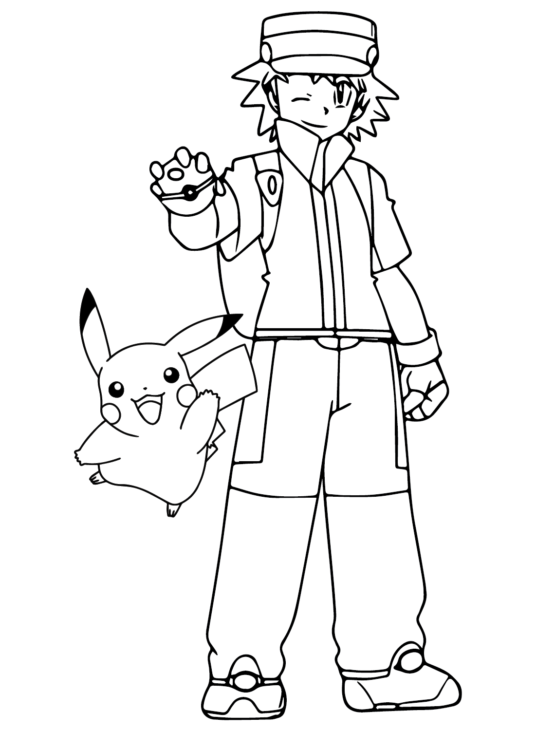 Free Ritchie Pokemon Coloring Page