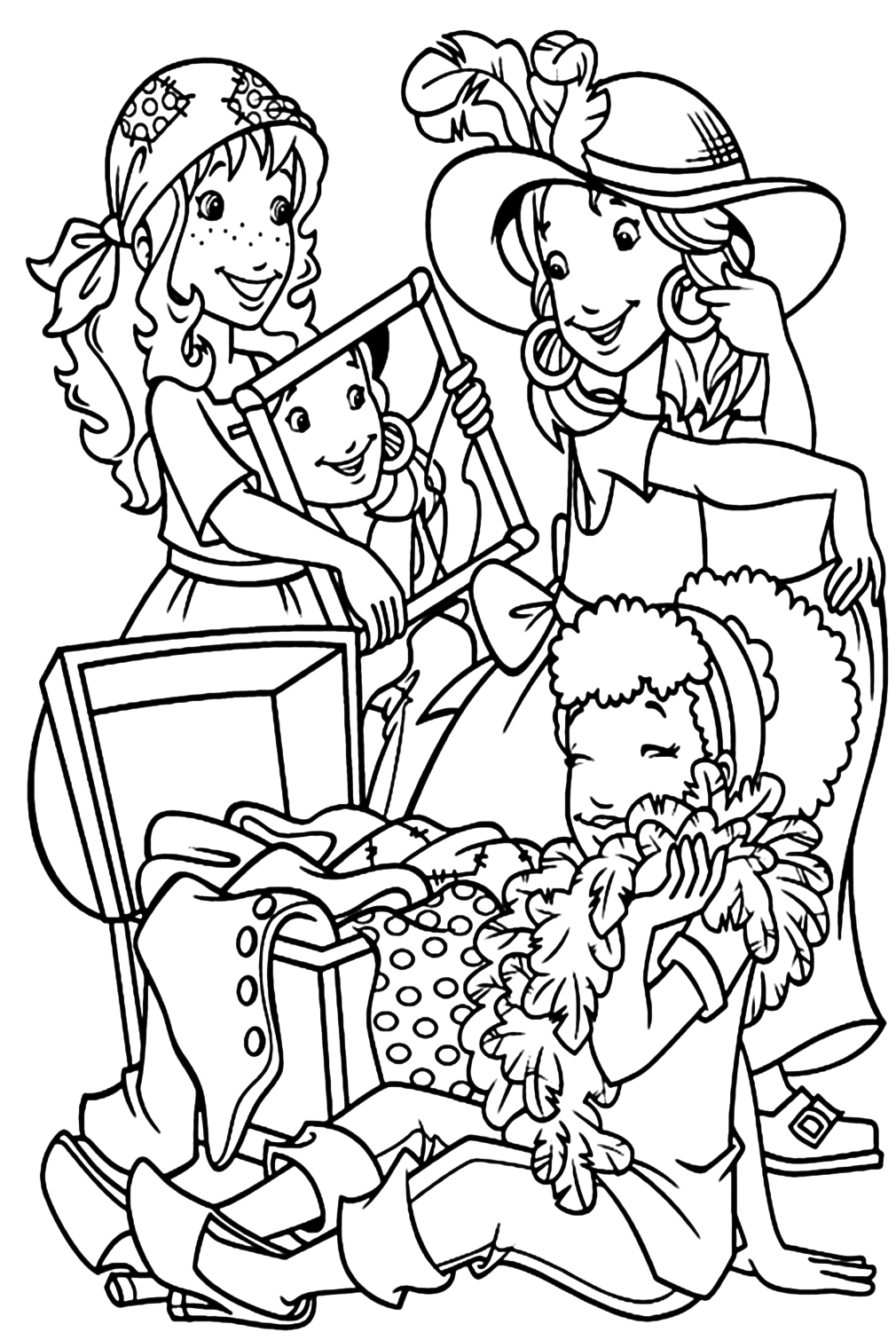 Free Sisters Day Coloring Page from Sisters Day