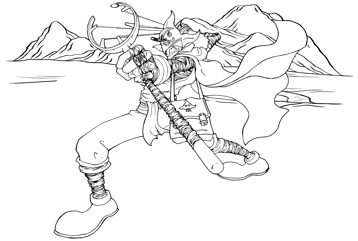 Free Usopp Coloring Page