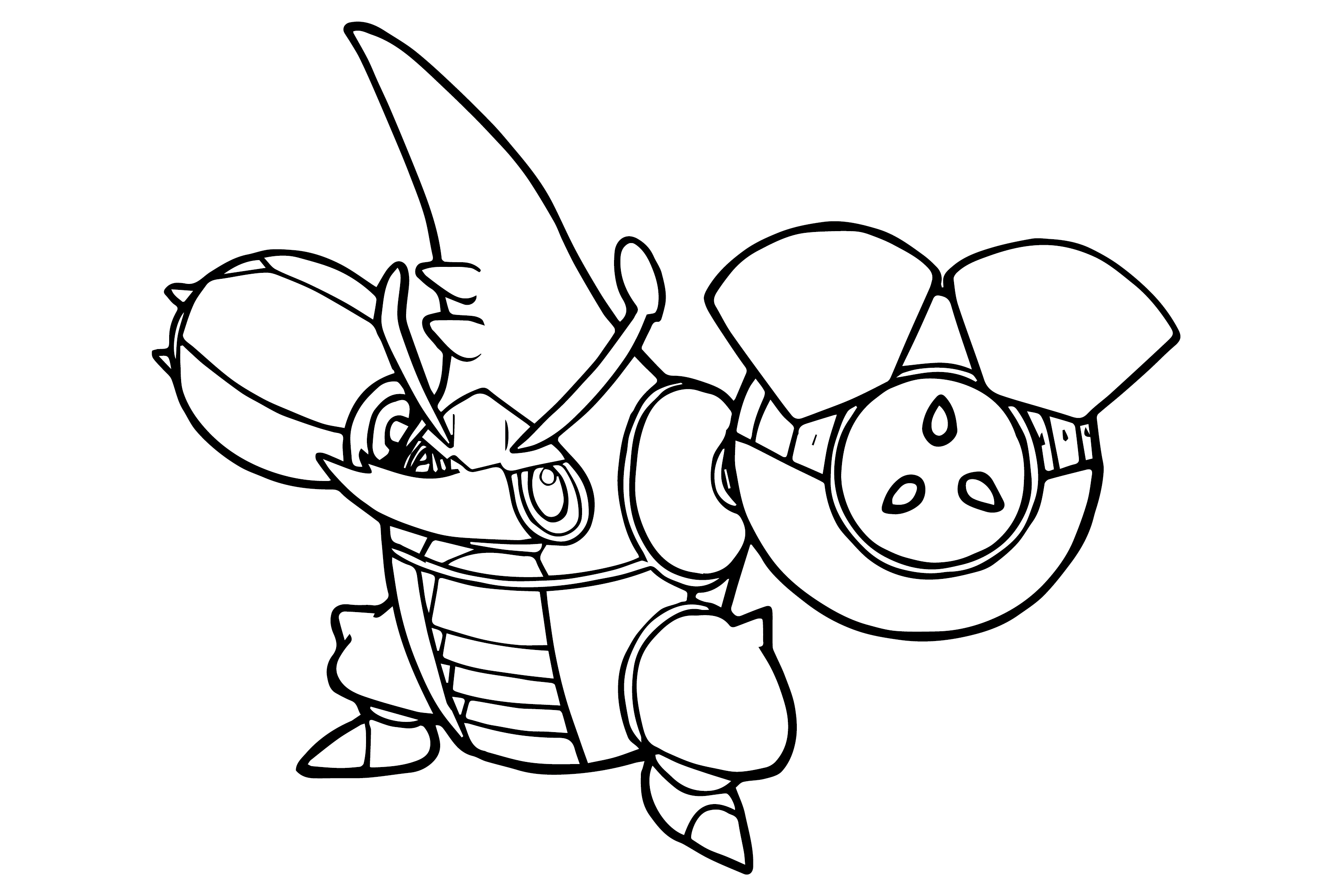 Printable Coloring Pages Heracross Pokemon Ready For Download