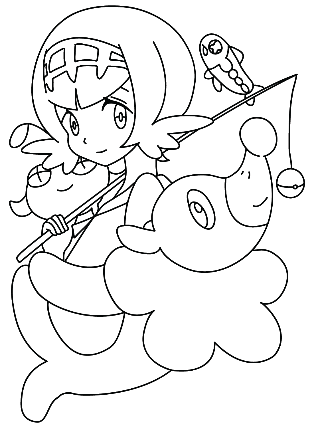 Images Lana Pokemon to Color from Lana Pokemon