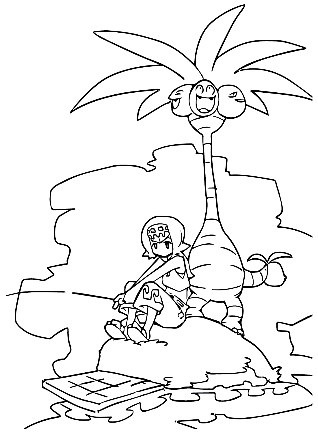 Lana Pokemon Coloring Pages to for Kids from Lana Pokemon