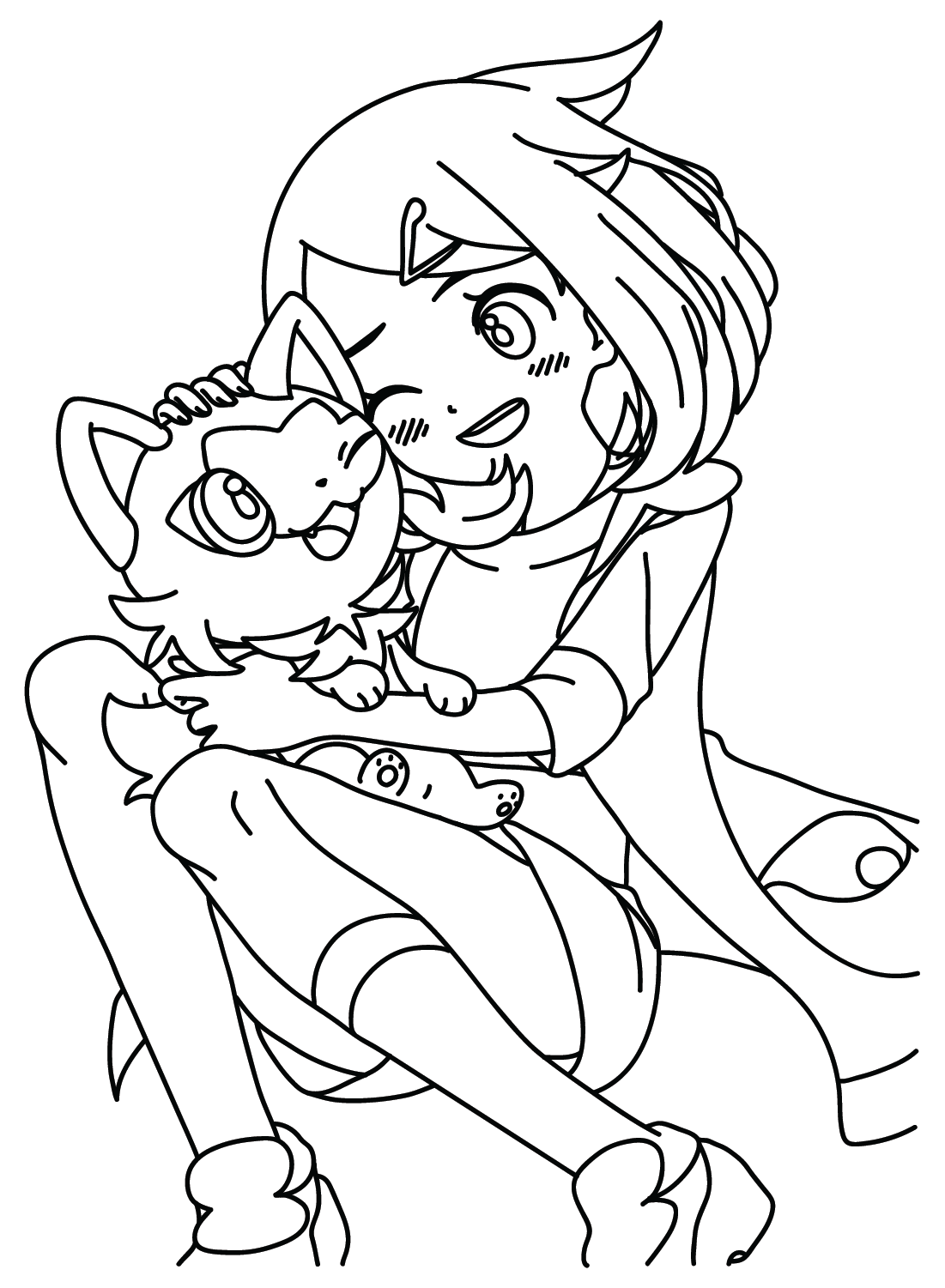 Liko Pokemon Coloring Pages to for Kids from Liko Pokemon