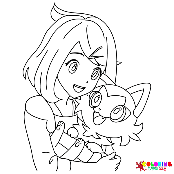 Liko Pokemon Coloring Pages