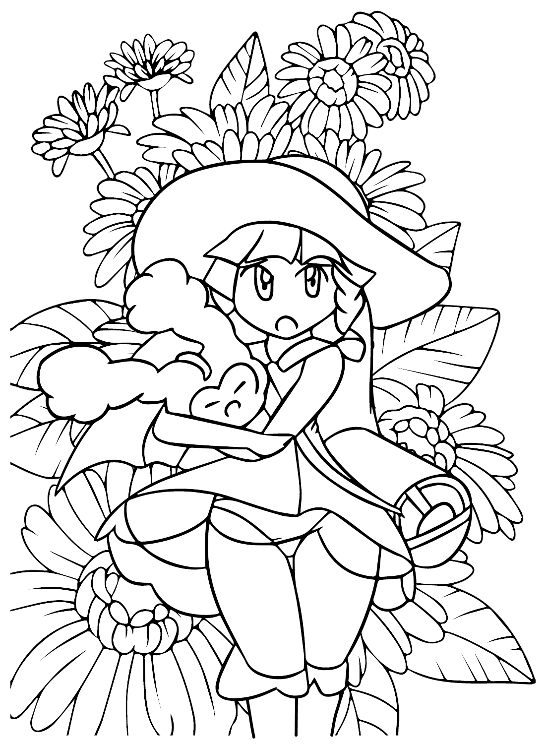 Lillie Pokemon Coloring Pages to Download from Lillie Pokemon