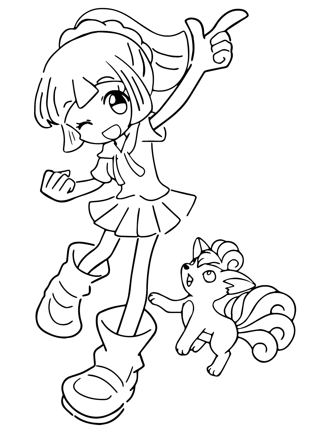 Lillie, Shiron Pokemon Coloring Page Images from Lillie Pokemon