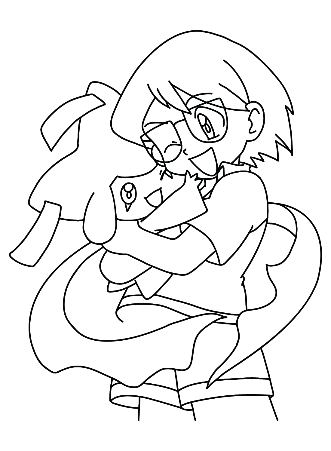 Max Pokemon Coloring Sheet for Kids from Max Pokemon