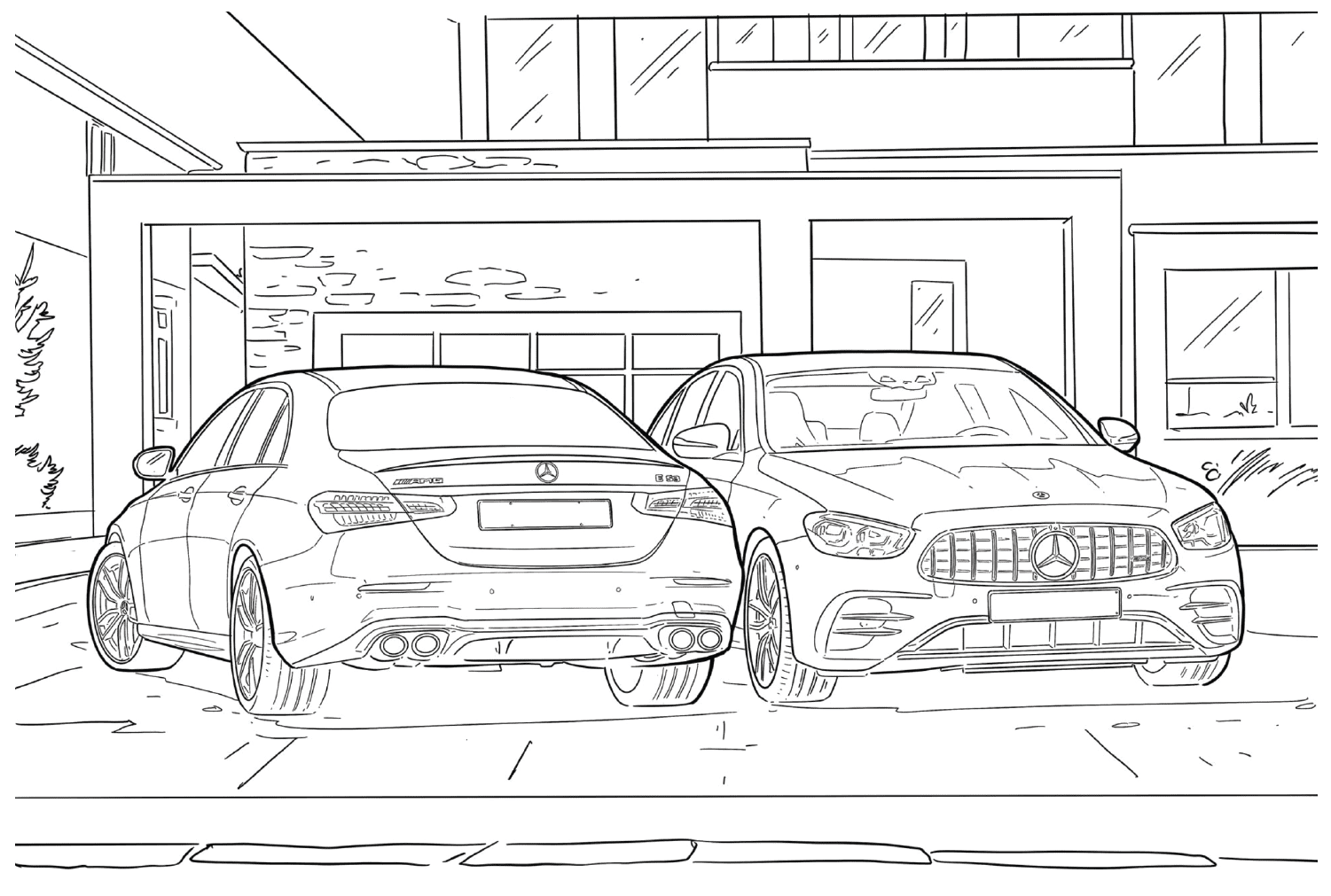Mercedes-Benz Coloring Pages to for Kids from Mercedes-Benz
