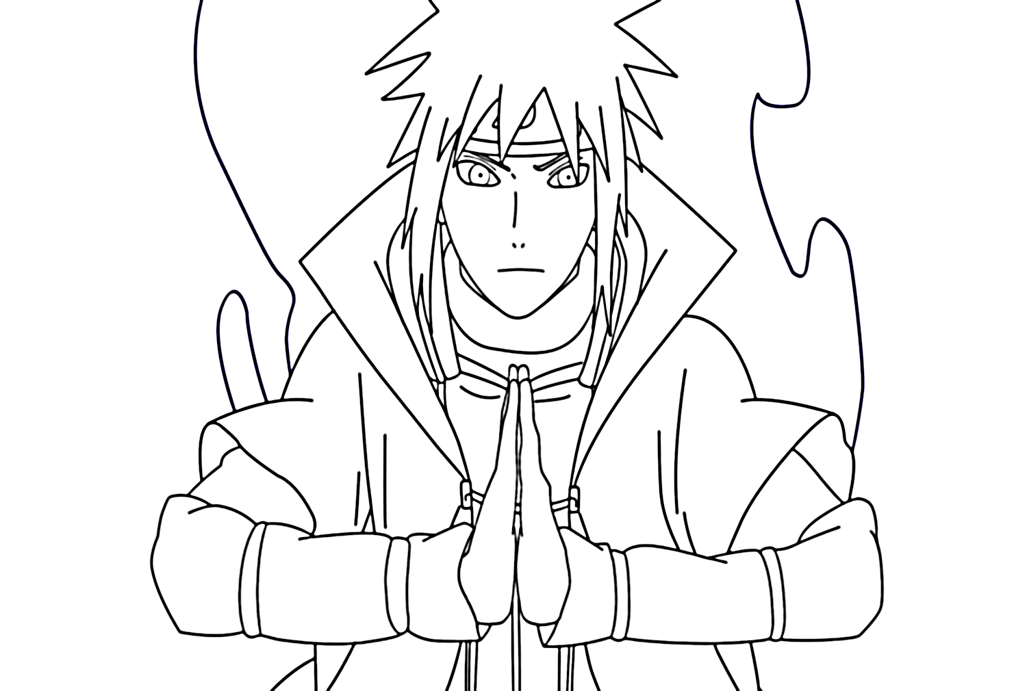 Minato Namikaze Coloring Pages - Free Printable Coloring Pages