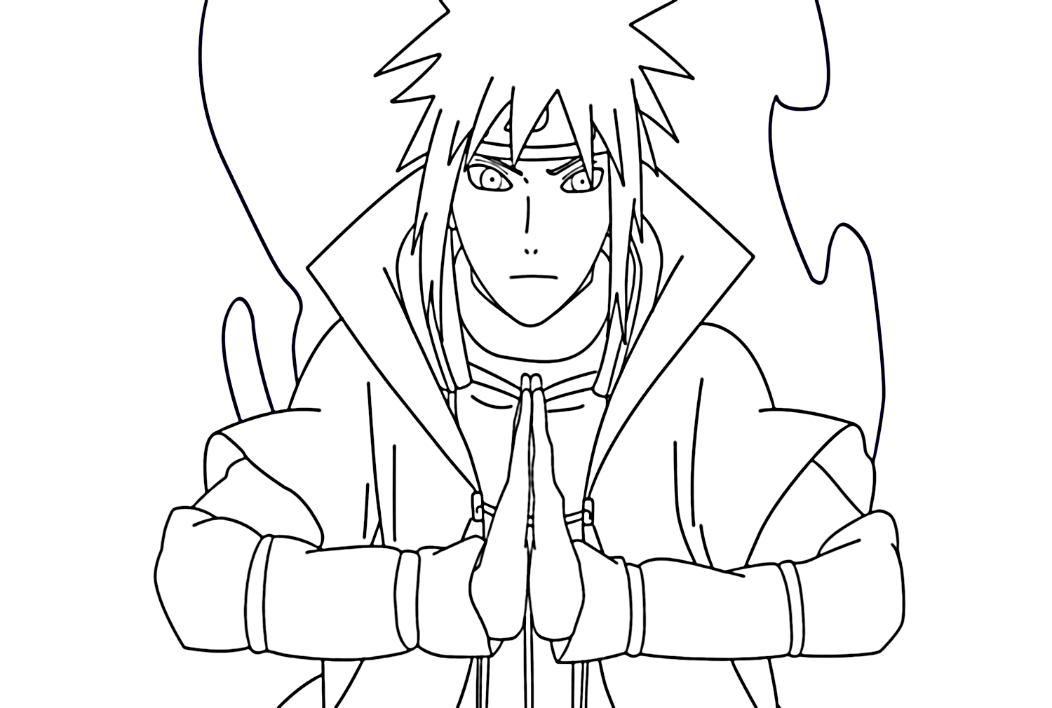 Minato Namikaze to Color - Desenhos para colorir gratuitos para impressão