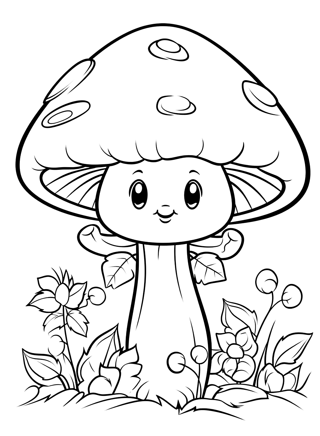 Mushroom color to print
