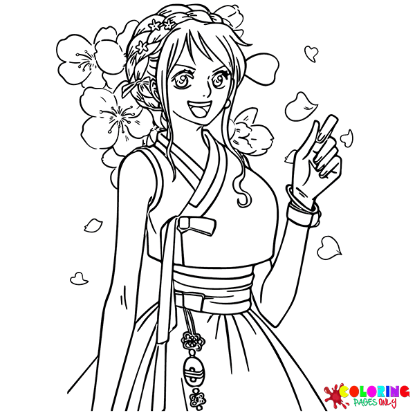 Nami Coloring Pages