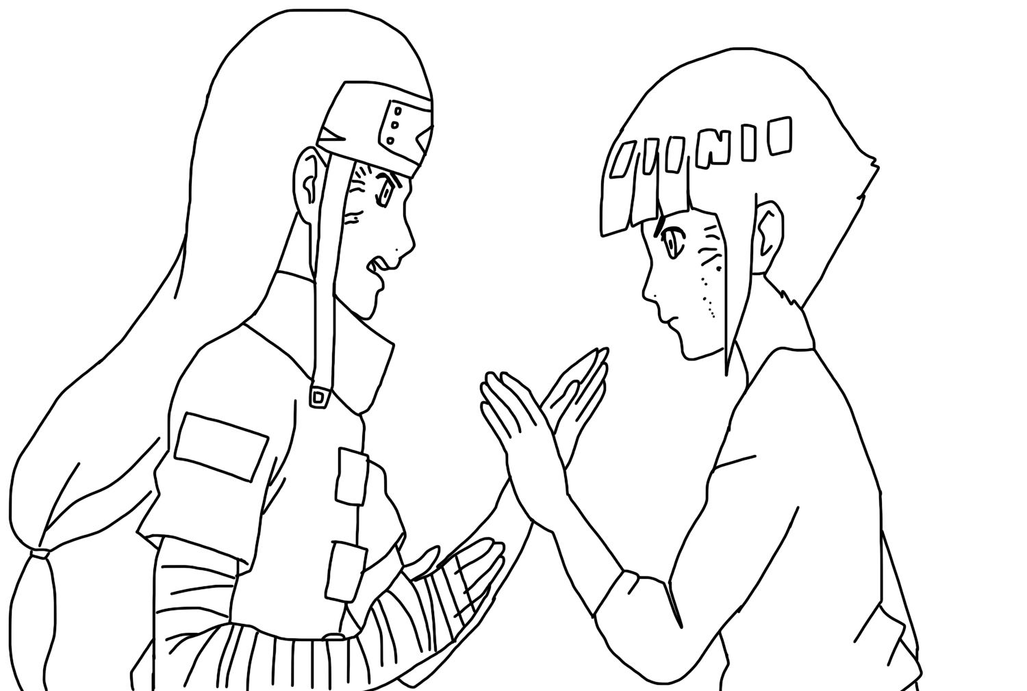 Hyuga Hinata Coloring Pages - Coloring Pages For Kids And Adults in 2023