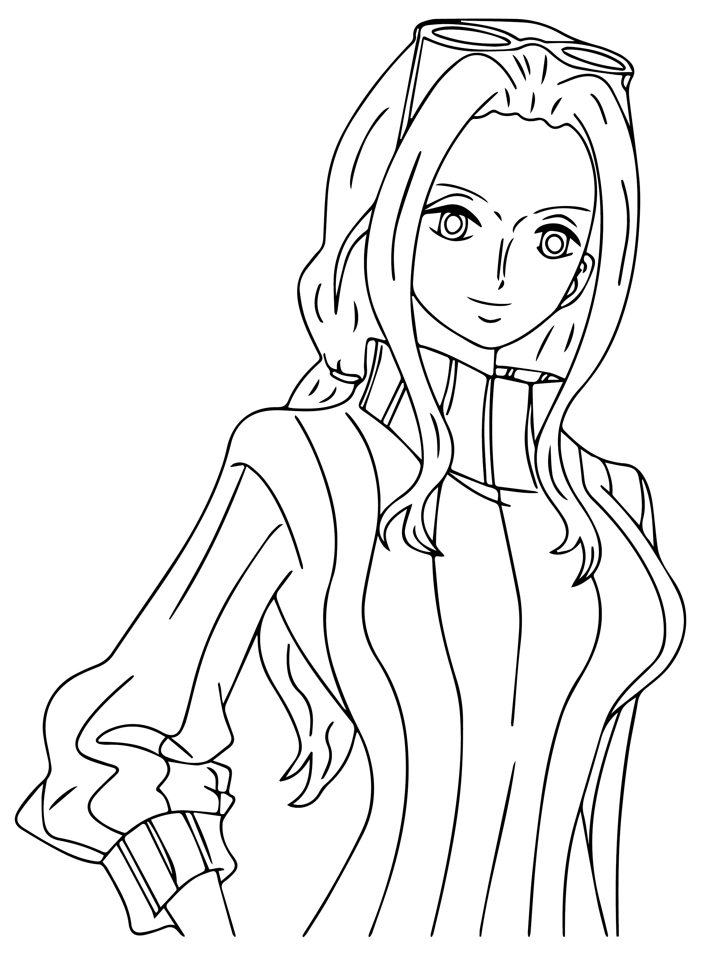 Nico Robin Coloring Sheet - Free Printable Coloring Pages