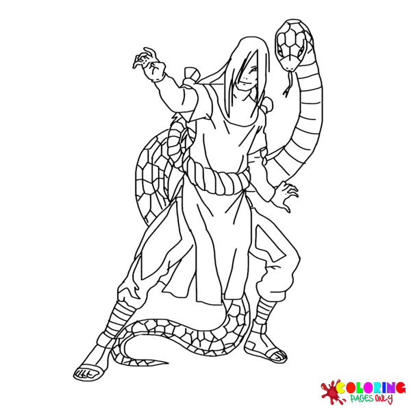 Orochimaru Coloring Pages