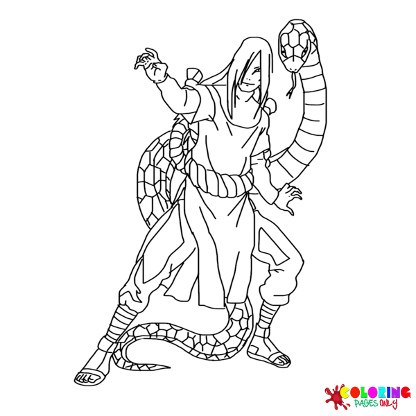 Coloriages Orochimaru