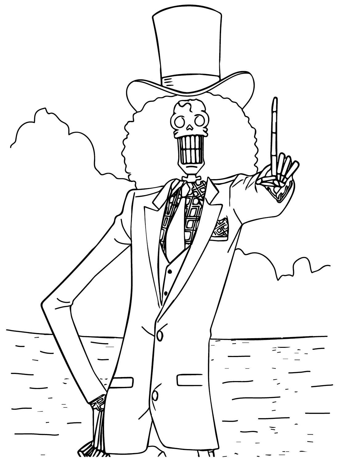 Printable Brook Coloring Page from Brook