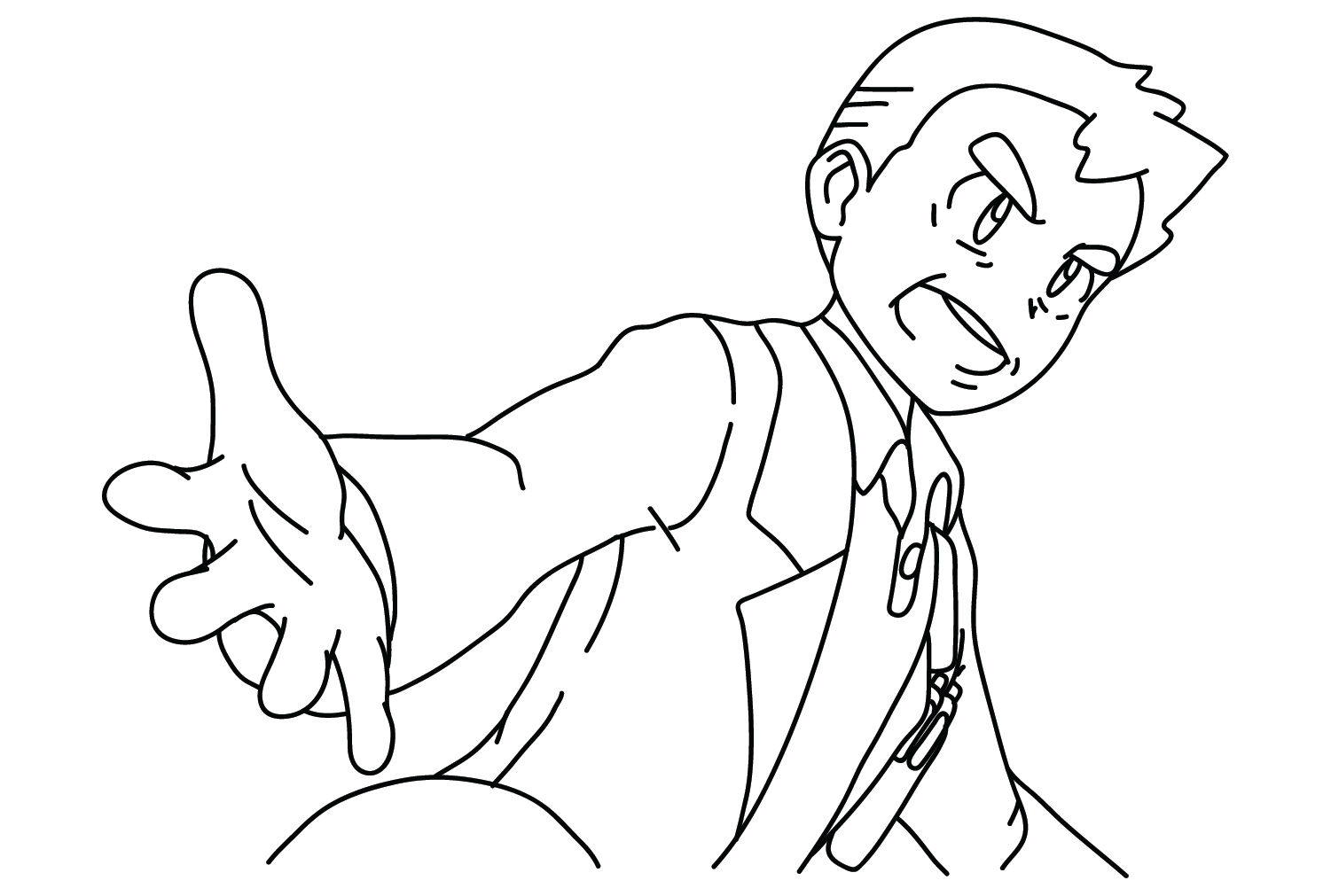 Professor Oak Coloring Pages to Print Coloring Page