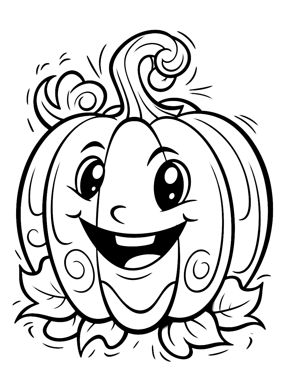 Pumpkin Coloring Pages Free Printable PDF Online Coloring